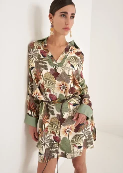 Camomilla Milano Camicie E Bluse|Abiti E Tute-Abito a camicia Cady fantasia