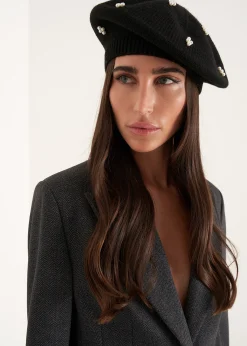 Camomilla Milano Cappelli-Basco Cary con perle