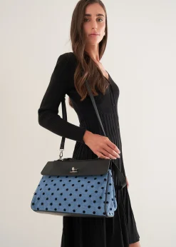 Camomilla Milano Borse-Bauletto Brenda denim pois