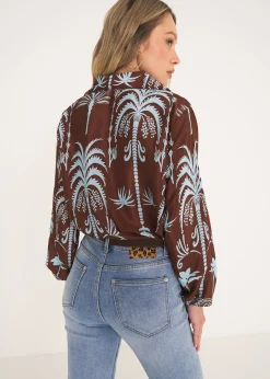 Camomilla Milano Camicie E Bluse-Blusa Bernie stampata con colletto