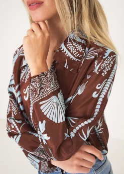 Camomilla Milano Camicie E Bluse-Blusa Bernie stampata con colletto
