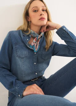 Camomilla Milano Camicie E Bluse-Camicia Carly in denim