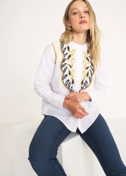 Camomilla Milano Camicie E Bluse-Camicia Catris ricamata