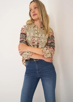 Camomilla Milano Camicie E Bluse-Camicia Cruise etnica
