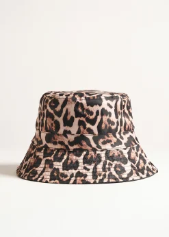 Camomilla Milano Cappelli-Cappello Cris reversibile leopardato