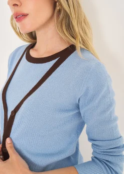 Camomilla Milano Cardigan-Cardigan a costine Cosmic