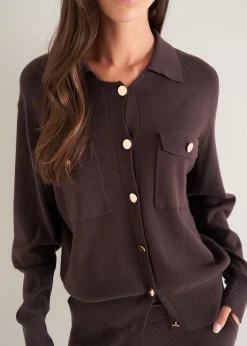 Camomilla Milano Cardigan-Cardigan Camilla con collo baby