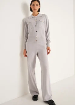 Camomilla Milano Cardigan-Cardigan Camilla con collo baby