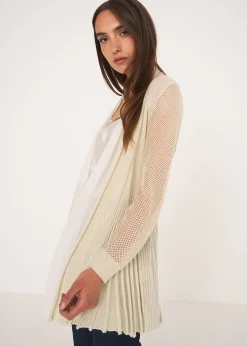 Camomilla Milano Cardigan-Cardigan Caren in filo con cinta