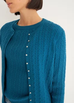 Camomilla Milano Cardigan-Cardigan Carry con bottoni Swarovski