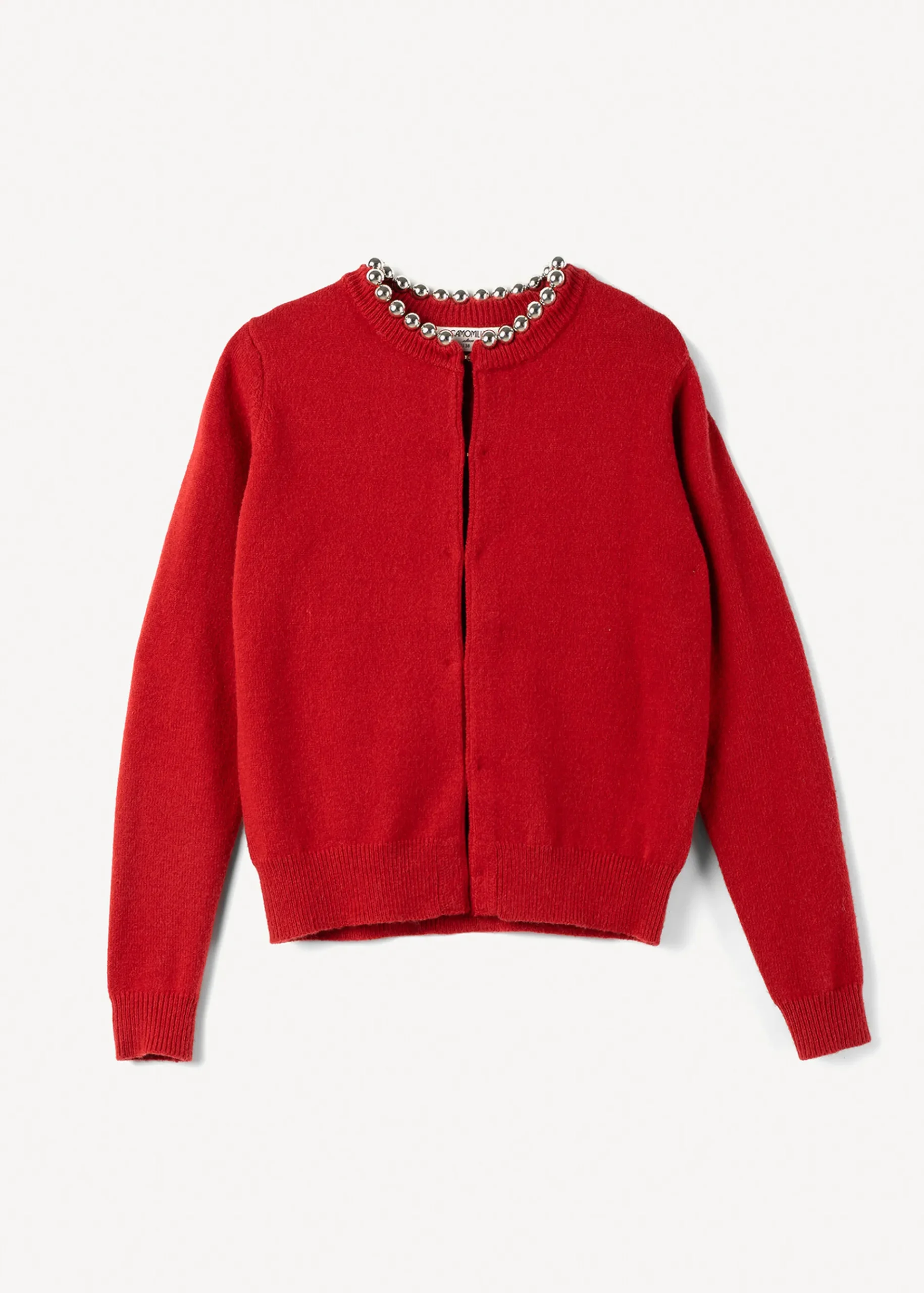 Camomilla Milano Cardigan-Cardigan Coeur con dettaglio gioiello