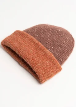Camomilla Milano Cappelli-Cuffia Camy con risvolto a contrasto