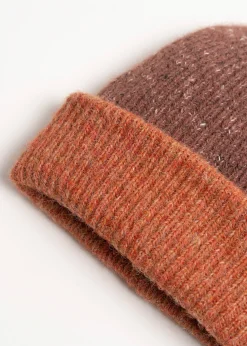 Camomilla Milano Cappelli-Cuffia Camy con risvolto a contrasto