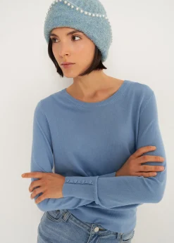Camomilla Milano Cappelli-Cuffia Cylk con ricamo di perle
