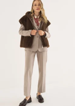 Camomilla Milano Montoni & Eco-Pellicce|Gilet-Gilet Gerwin in ecopelo