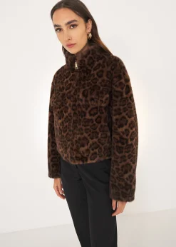 Camomilla Milano Montoni & Eco-Pellicce|Giubbini-Giubbino Gennifer ecopelliccia animalier