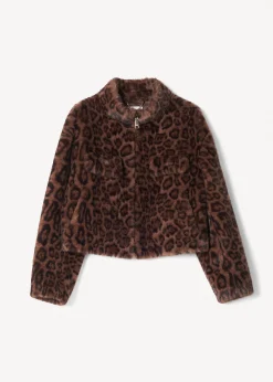 Camomilla Milano Montoni & Eco-Pellicce|Giubbini-Giubbino Gennifer ecopelliccia animalier