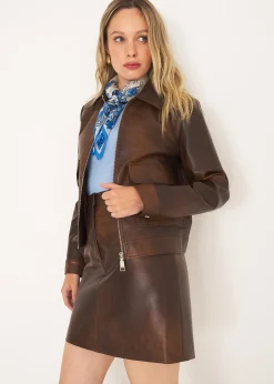 Camomilla Milano Giacche|Giubbini-Giubbino Gracy in ecopelle