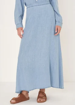Camomilla Milano Gonne-Gonna Gus in cotone e lino