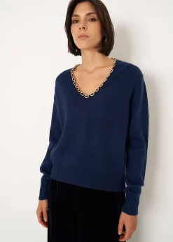 Camomilla Milano Maglie-Maglia Malawi con scollo a V