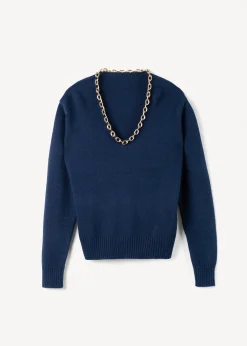 Camomilla Milano Maglie-Maglia Malawi con scollo a V