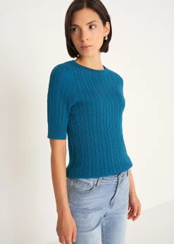 Camomilla Milano Maglie-Maglia Marcel con lavorazione a treccia