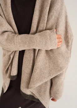 Camomilla Milano Cardigan|Mantelle-Mantella Melanie con bordo a contrasto
