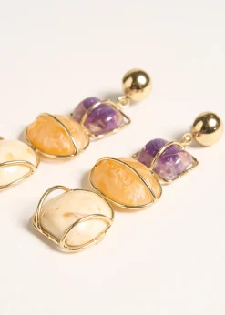 Camomilla Milano Bijoux-Orecchini Gwen con pietre