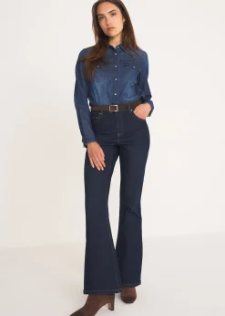 Camomilla Milano Jeans-Pantalone Cindy modello flare