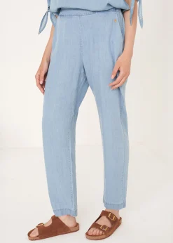 Camomilla Milano Pantaloni-Pantaloni Poke effetto denim
