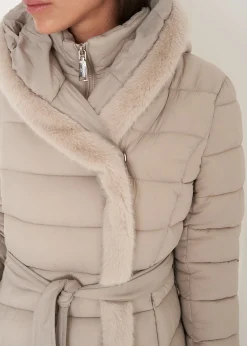 Camomilla Milano Piumini-Piumino lungo Portos con cintura
