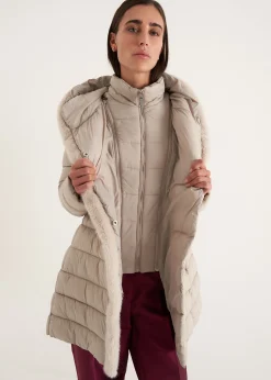 Camomilla Milano Piumini-Piumino lungo Portos con cintura