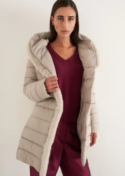 Camomilla Milano Piumini-Piumino lungo Portos con cintura