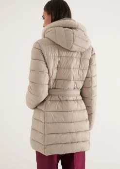 Camomilla Milano Piumini-Piumino lungo Portos con cintura