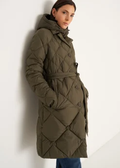 Camomilla Milano Piumini-Piumino Pat trapuntato a rombi con gilet staccabil