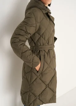 Camomilla Milano Piumini-Piumino Pat trapuntato a rombi con gilet staccabil