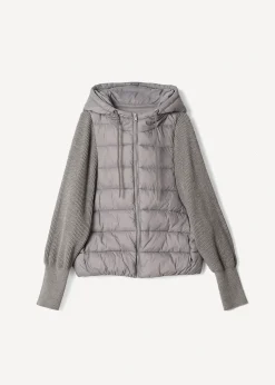 Camomilla Milano Giubbini|Piumini-Piumino Path con maniche in maglia
