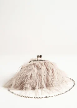 Camomilla Milano Borse-Pochette Bel in ecopelo lungo