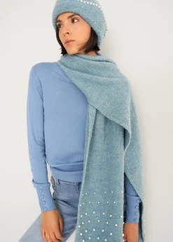 Camomilla Milano Sciarpe E Foulard-Sciarpa Sylk con ricamo di perle