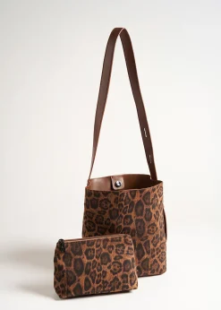 Camomilla Milano Borse-Secchiello Brooke stampa animalier
