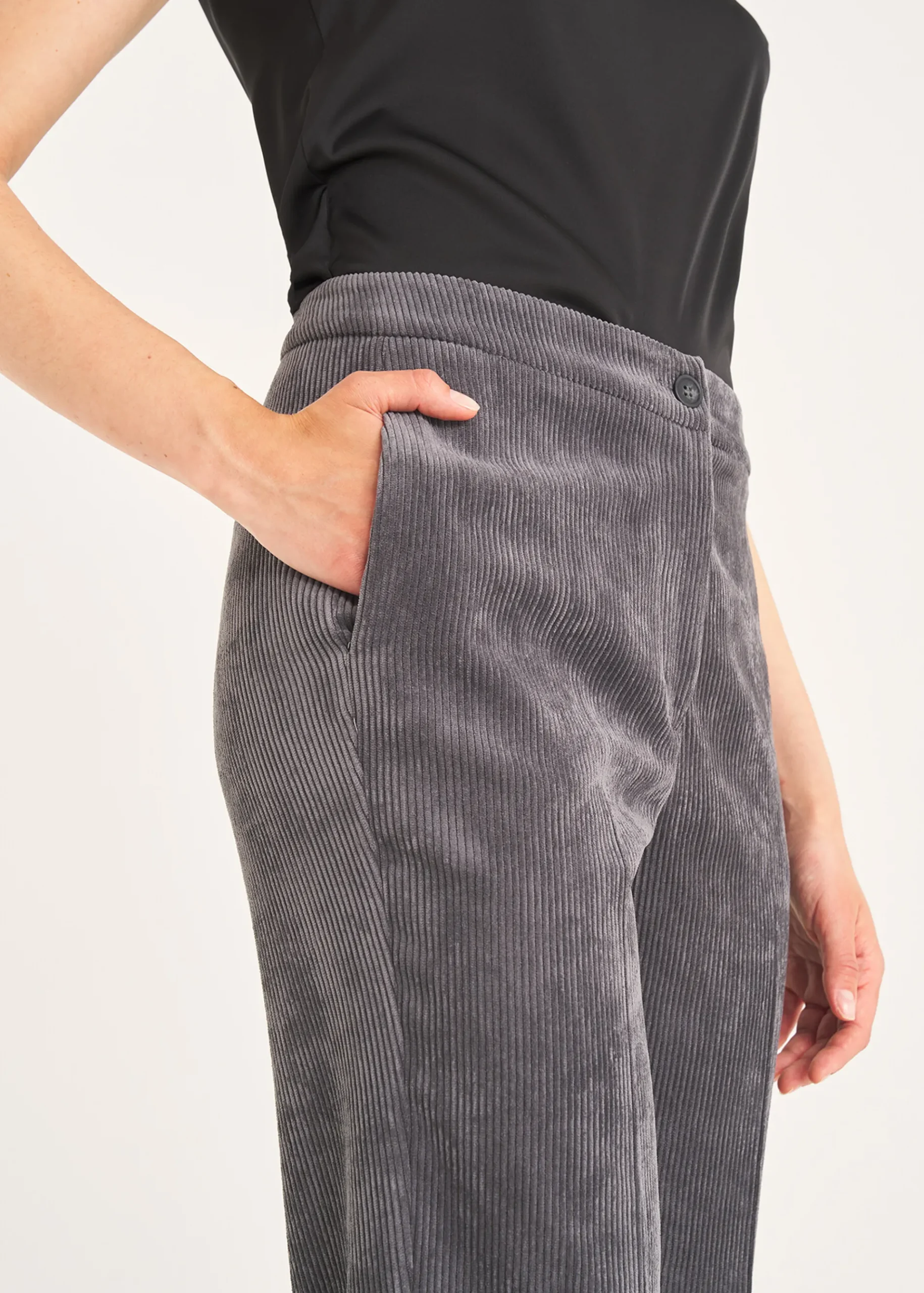 Camomilla Milano Pantaloni-Tailleur in Velluto a Coste