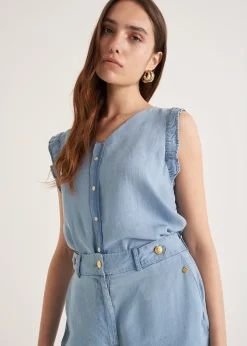 Camomilla Milano Top-Top Tally in lyocell