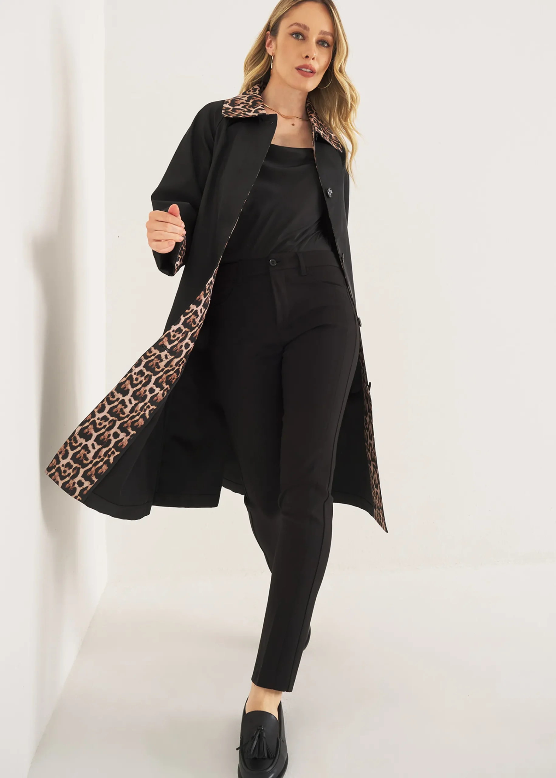 Camomilla Milano Giubbini|Trench-Trench Thom con dettagli maculati